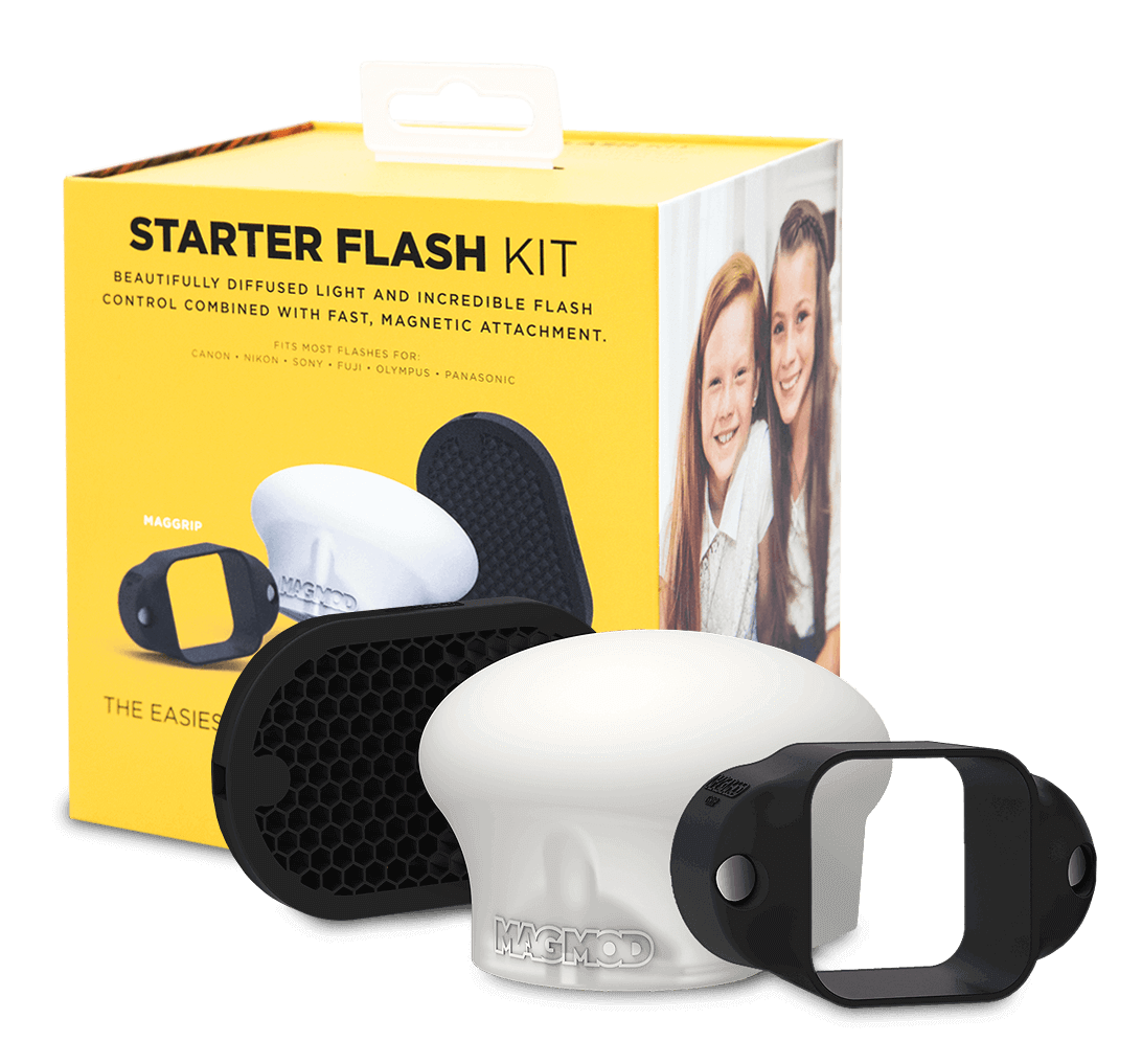 Includes MagGrip MagMod Starter Flash Kit and MagGrid Accessories MagSphere 